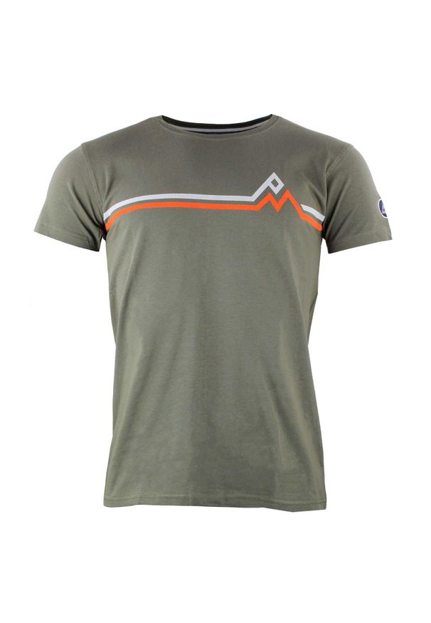 PEAK MOUNTAIN - T-shirt Peak Mountain Casa. Kolor: zielony