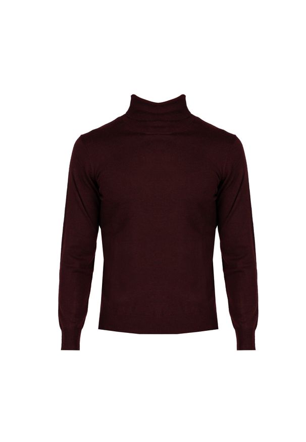 Xagon Man Sweter "Turtleneck" | A22081&ELV18 | Mężczyzna | Bordowy. Okazja: na co dzień. Typ kołnierza: golf. Kolor: czerwony. Materiał: akryl, poliester, wełna, nylon. Styl: casual