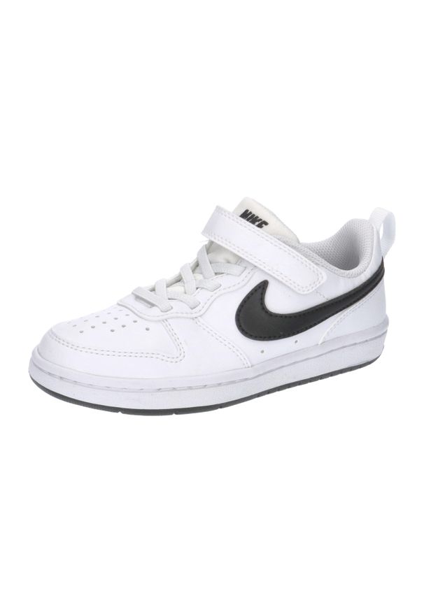Buty Dziecko Nike Court Borough Low Recraft Ps biały. Okazja: na co dzień. Kolor: biały. Materiał: syntetyk, materiał. Szerokość cholewki: normalna. Model: Nike Court. Sport: turystyka piesza