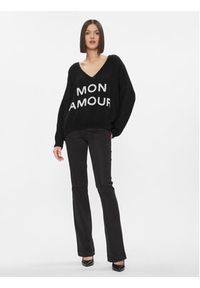 Kontatto Sweter 3M1200 Czarny Oversize. Kolor: czarny. Materiał: syntetyk #3