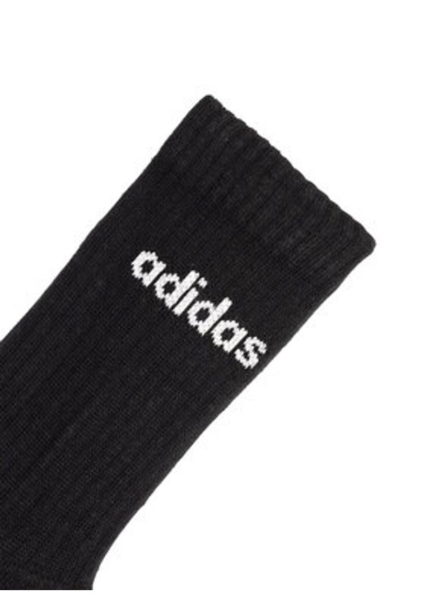 Adidas - adidas Skarpety długie IC1301 3-PACK Czarny. Kolor: czarny. Materiał: materiał