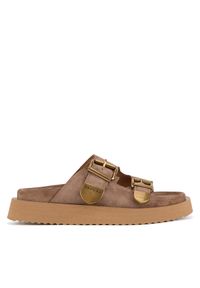 Klapki Badura. Kolor: beżowy #1