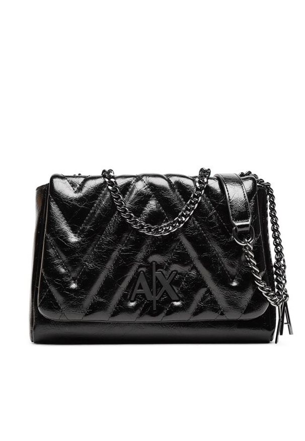 Armani Exchange Torebka 942853 3F779 00020 Czarny. Kolor: czarny. Materiał: skórzane