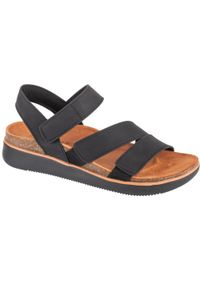 skechers - Sandały damskie, Lifted Comfort. Kolor: czarny. Sport: turystyka piesza #1