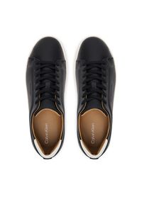 Calvin Klein Sneakersy Pure Low Laceup Cupsole Hf Lth HM0HM01859 Czarny. Kolor: czarny. Materiał: skóra #4