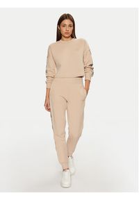 Guess Bluza V3BQ16 KB3P2 Beżowy Regular Fit. Kolor: beżowy. Materiał: bawełna #2