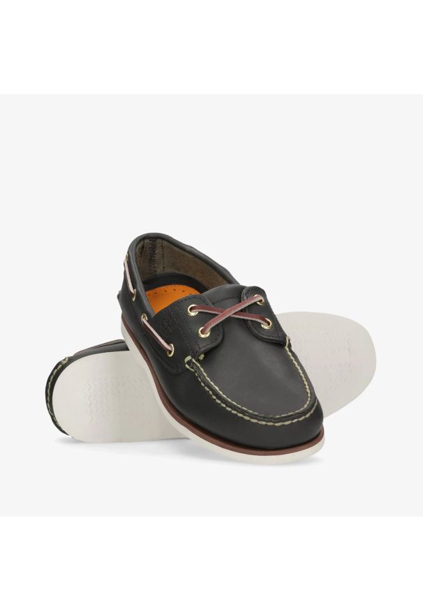 Timberland CLASSIC BOAT 2 EYE Mokasyny męskie. Okazja: na spacer, na co dzień. Kolor: brązowy. Materiał: guma, skóra. Sezon: lato. Styl: casual, elegancki, klasyczny, wakacyjny