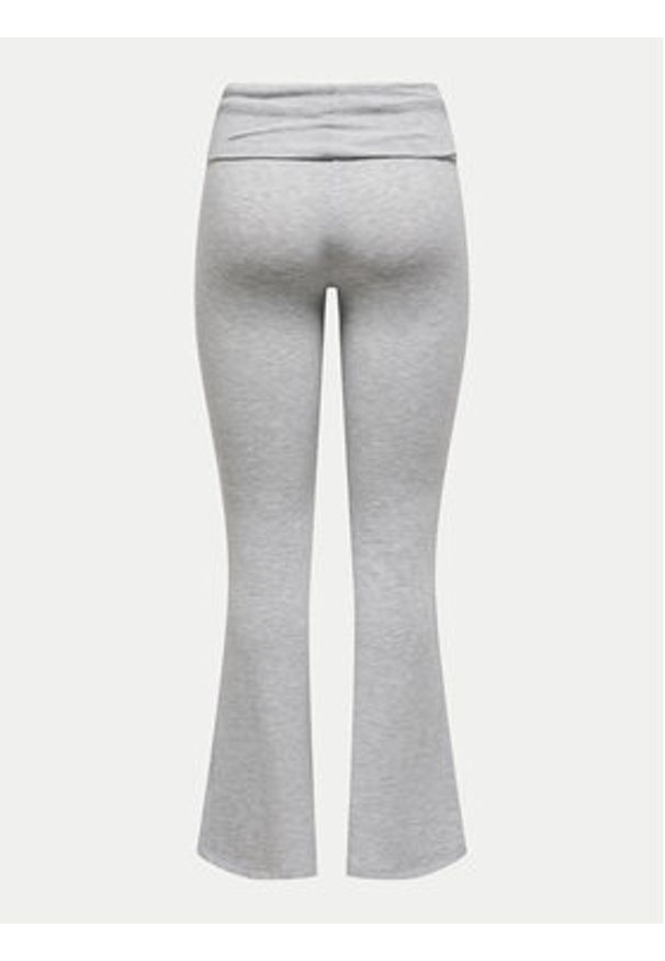 only - ONLY Legginsy Glamour 15339771 Szary Slim Fit. Kolor: szary. Materiał: syntetyk. Styl: glamour