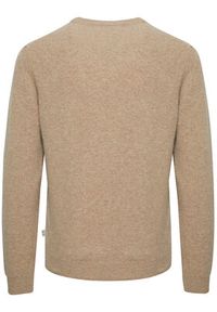 Casual Friday Sweter 20503970 Beżowy Regular Fit. Okazja: na co dzień. Kolor: beżowy. Materiał: wełna. Styl: casual #8