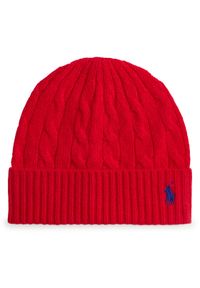Polo Ralph Lauren Czapka z daszkiem 455981442009 Czerwony. Kolor: czerwony. Materiał: wełna, materiał