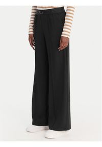 Karl Lagerfeld - KARL LAGERFELD Spodnie materiałowe B1W10014 Czarny Relaxed Fit. Kolor: czarny. Materiał: syntetyk #1