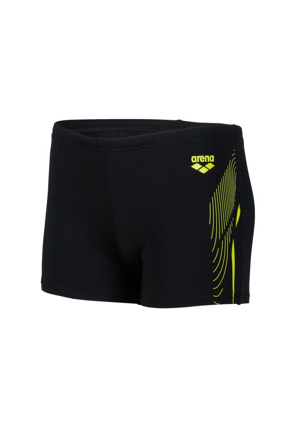 Szorty Kąpielowe Arena Swim Short Graphic Junior. Kolor: wielokolorowy, czarny, zielony. Materiał: materiał, elastan
