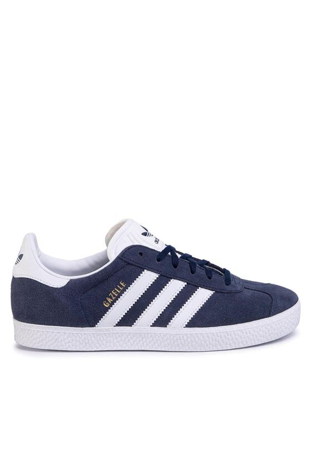 Adidas - adidas Sneakersy Gazelle J BY9144 Granatowy. Kolor: niebieski. Materiał: zamsz, skóra