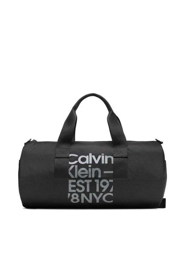 Calvin Klein Jeans Torba Sport Essentials Duffle49 Gr K50K510381 Czarny. Kolor: czarny. Materiał: materiał. Styl: sportowy