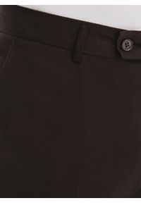 Pako Lorente - PAKO LORENTE - Brązowy garnitur męski. Kolor: brązowy. Materiał: wełna, poliester #3