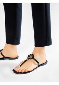 Tory Burch Japonki Mini Miller Flat Thong 51148678 Czarny. Kolor: czarny