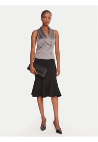 Rinascimento Kamizelka garniturowa CFC0124958003 Beżowy Slim Fit. Kolor: beżowy. Materiał: syntetyk