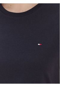 TOMMY HILFIGER - Tommy Hilfiger T-Shirt WW0WW22043 Granatowy Regular Fit. Kolor: niebieski. Materiał: bawełna #4