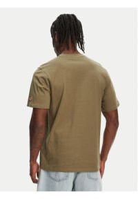 Hunter T-Shirt Duart Graphic HARM0033251 Khaki Regular Fit. Kolor: brązowy. Materiał: bawełna #3