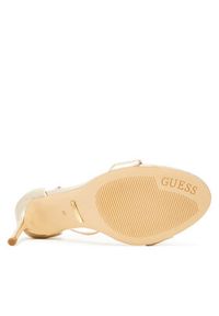 Guess Sandały FLTKAB LEM03 Złoty. Kolor: złoty. Materiał: skóra