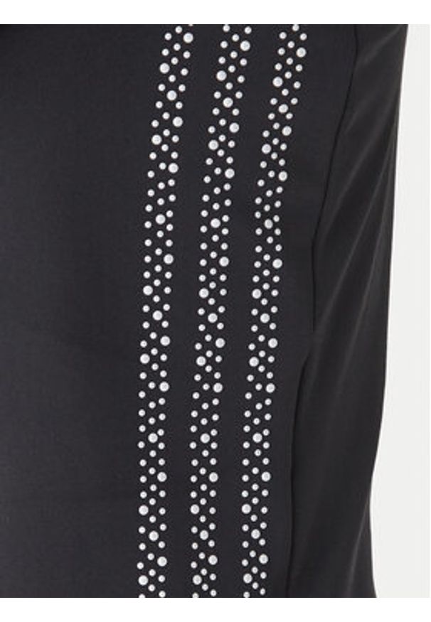 Adidas - adidas Top Pearl Tube KC7860 Czarny Slim Fit. Kolor: czarny. Materiał: syntetyk