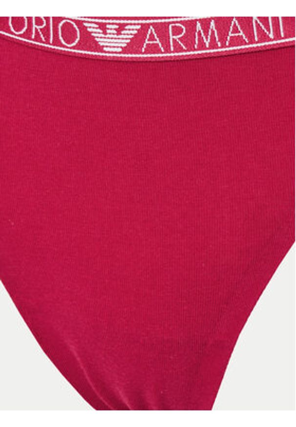 Emporio Armani Underwear Komplet 2 par stringów 163333 4F223 02275 Różowy. Kolor: różowy. Materiał: bawełna