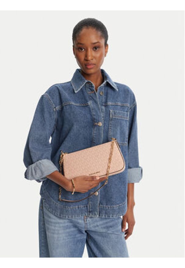MICHAEL Michael Kors Torebka Empire Medium 32T5G8EW6V Różowy. Kolor: różowy. Materiał: skórzane