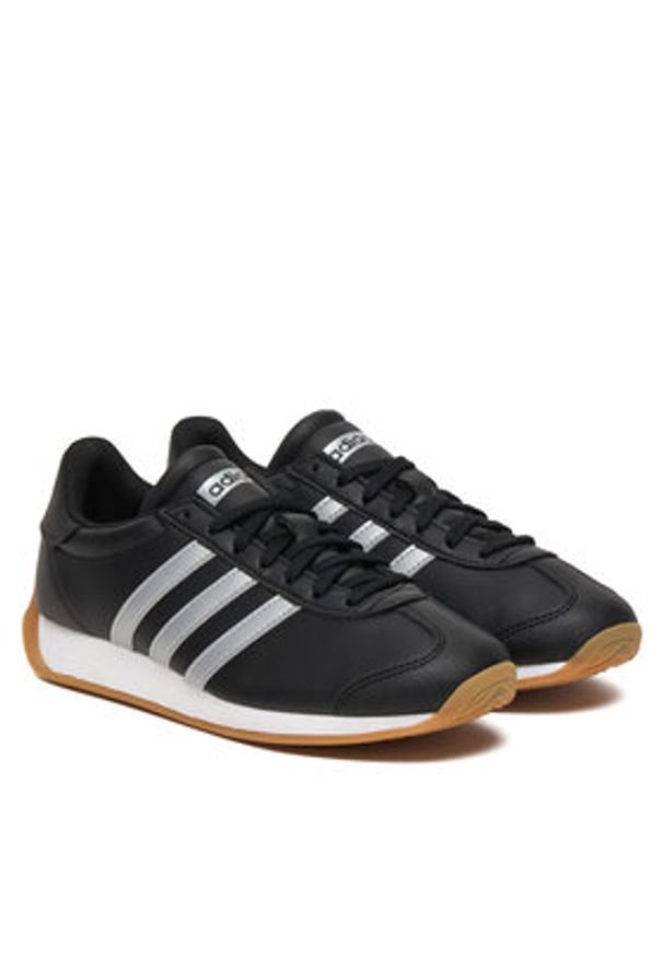 Adidas - adidas Sneakersy Runvista HQ2326 Czarny. Kolor: czarny. Materiał: skóra