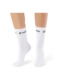 MOONHOLI - Skarpetki do jogi Moonholi Ideal Grip z naturalnej bawełny. Kolor: biały. Materiał: bawełna. Sport: joga i pilates
