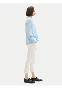 Tom Tailor Spodnie materiałowe 1040963 Biały Tapered Fit. Kolor: biały. Materiał: bawełna #7