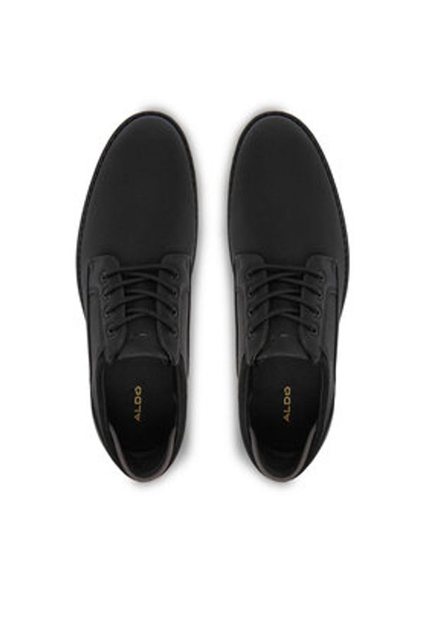 Aldo Półbuty Luca 13386639 Czarny. Kolor: czarny. Materiał: skóra