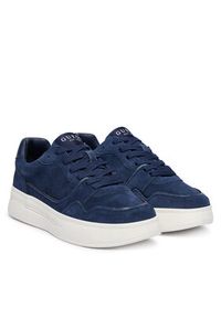 Guess Sneakersy FMFWIN SUE12 Granatowy. Kolor: niebieski. Materiał: zamsz, skóra