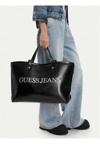 Guess Jeans Torebka CWBEO-GUESS-B-015-09 Czarny. Kolor: czarny. Materiał: skórzane #1