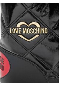 Love Moschino - LOVE MOSCHINO Śniegowce JA24982G0LEB1000 Czarny. Kolor: czarny. Materiał: materiał #5