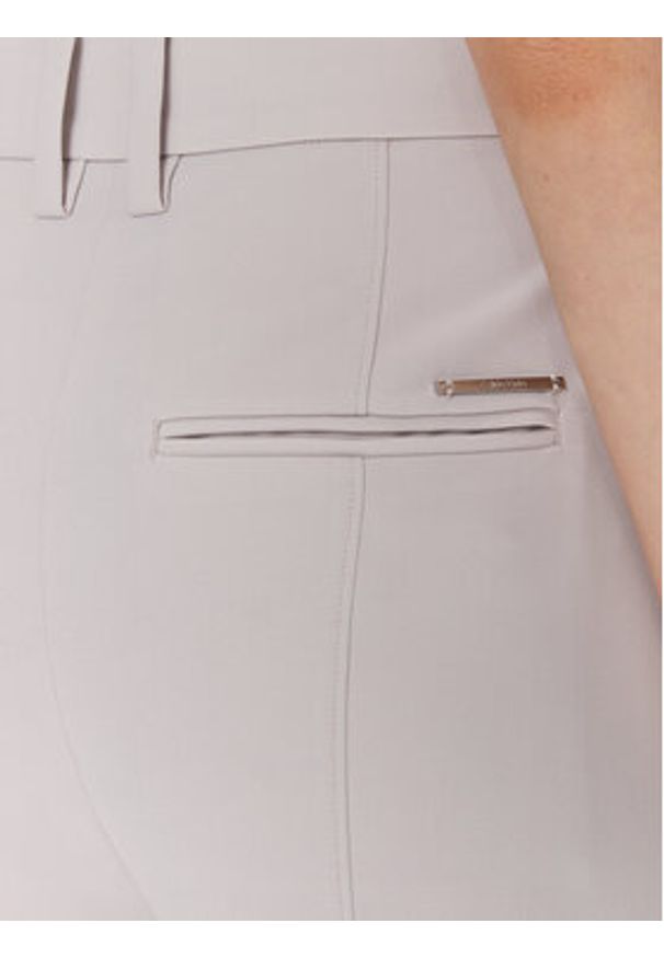 Calvin Klein Spodnie materiałowe K20K206774 Szary Wide Leg. Kolor: szary. Materiał: syntetyk
