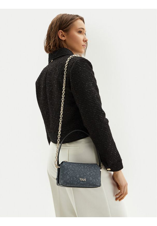 Tous - TOUS Torebka Kaos Mini Lines 2002184048 Szary. Kolor: szary. Materiał: skórzane