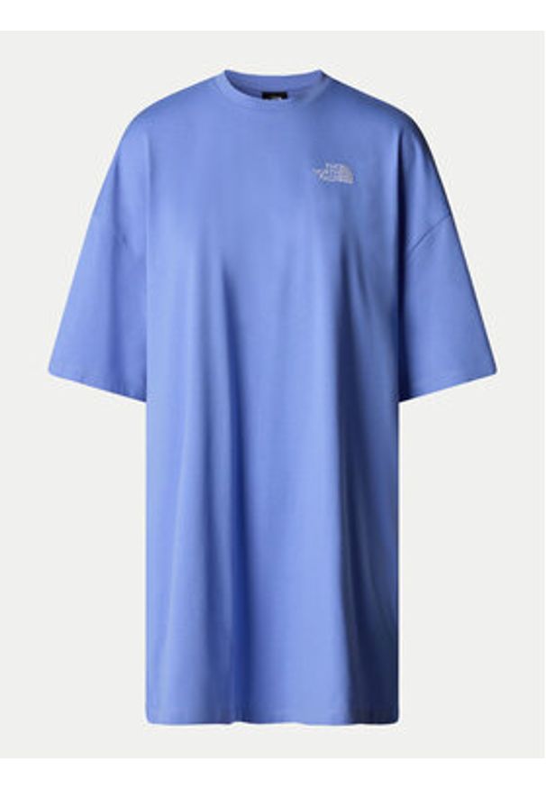 The North Face Sukienka codzienna Simple Dome NF0A87NF Niebieski Relaxed Fit. Okazja: na co dzień. Kolor: niebieski. Materiał: bawełna. Typ sukienki: proste. Styl: casual