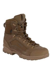 Buty trekkingowe męskie Lowa Breacher S Gtx Mid. Wysokość cholewki: za kostkę. Zapięcie: sznurówki. Kolor: brązowy. Materiał: tkanina, materiał, skóra, syntetyk. Szerokość cholewki: normalna