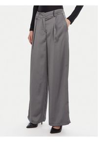 Rinascimento Spodnie palazzo CFC0124993003 Szary Wide Leg. Kolor: szary. Materiał: syntetyk