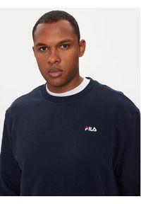 Fila Bluza Brustem FAM0343 Granatowy Regular Fit. Kolor: niebieski. Materiał: bawełna #5