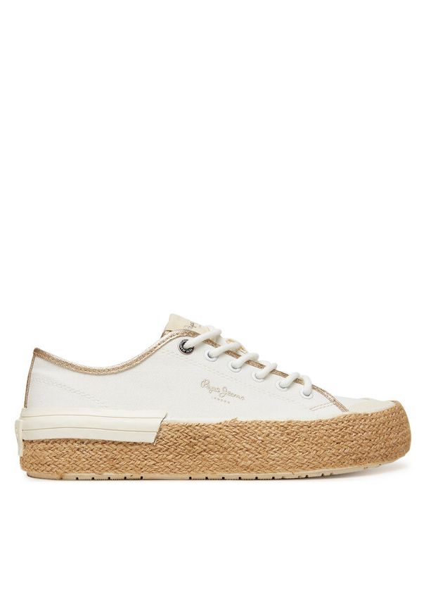 Espadryle Pepe Jeans. Kolor: biały