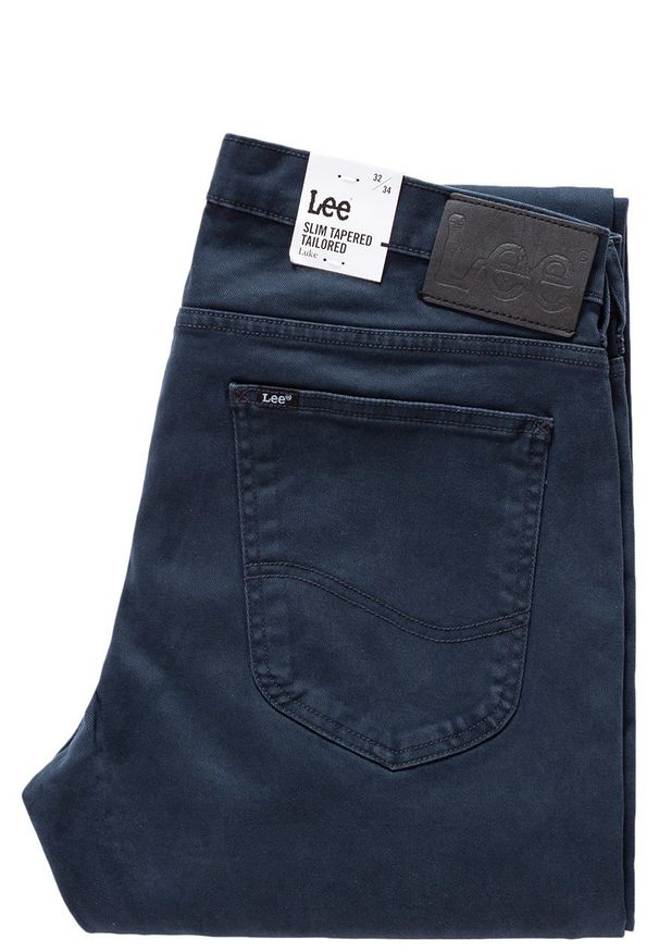 Lee - LEE SPODNIE MĘSKIE LUKE DARK MARINE L70QED37 112118704. Styl: marine