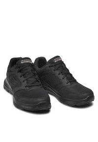 skechers - Skechers Sneakersy Flex Advantage 4.0 232225/BBK Czarny. Kolor: czarny. Materiał: materiał #3