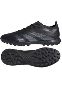 Adidas - Buty piłkarskie adidas Predator League L Tf M I2614 czarne. Zapięcie: sznurówki. Kolor: czarny. Materiał: guma, syntetyk. Sport: piłka nożna