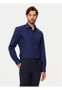 Hugo Koszula C-Jenno 50289499 Granatowy Slim Fit. Kolor: niebieski. Materiał: bawełna