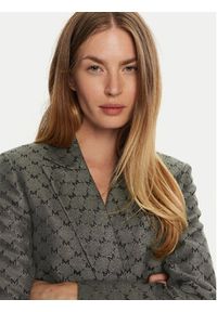 LOLA CASADEMUNT Marynarka MF2402003 Szary Regular Fit. Kolor: szary. Materiał: syntetyk #4