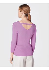 Comma Sweter 2119953 Fioletowy Slim Fit. Kolor: fioletowy. Materiał: wiskoza #5