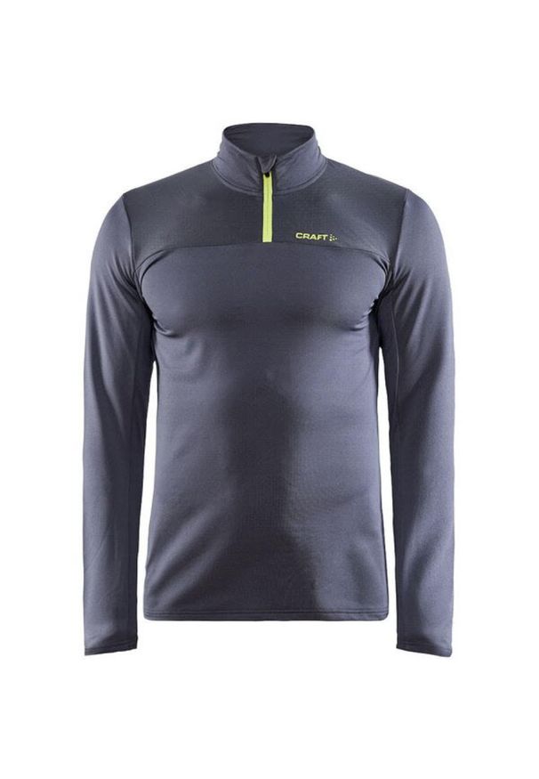 Koszulka treningowa męska Craft Core Gain Midlayer. Kolor: czarny. Długość rękawa: długi rękaw. Długość: długie