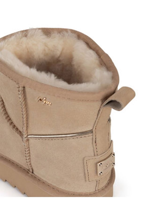 MEXX Śniegowce MICH2003943W Écru. Materiał: skóra, zamsz