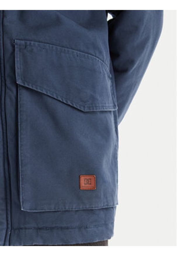 DC Shoes Parka Juryfield EDYJK03262 Granatowy Regular Fit. Kolor: niebieski. Materiał: bawełna